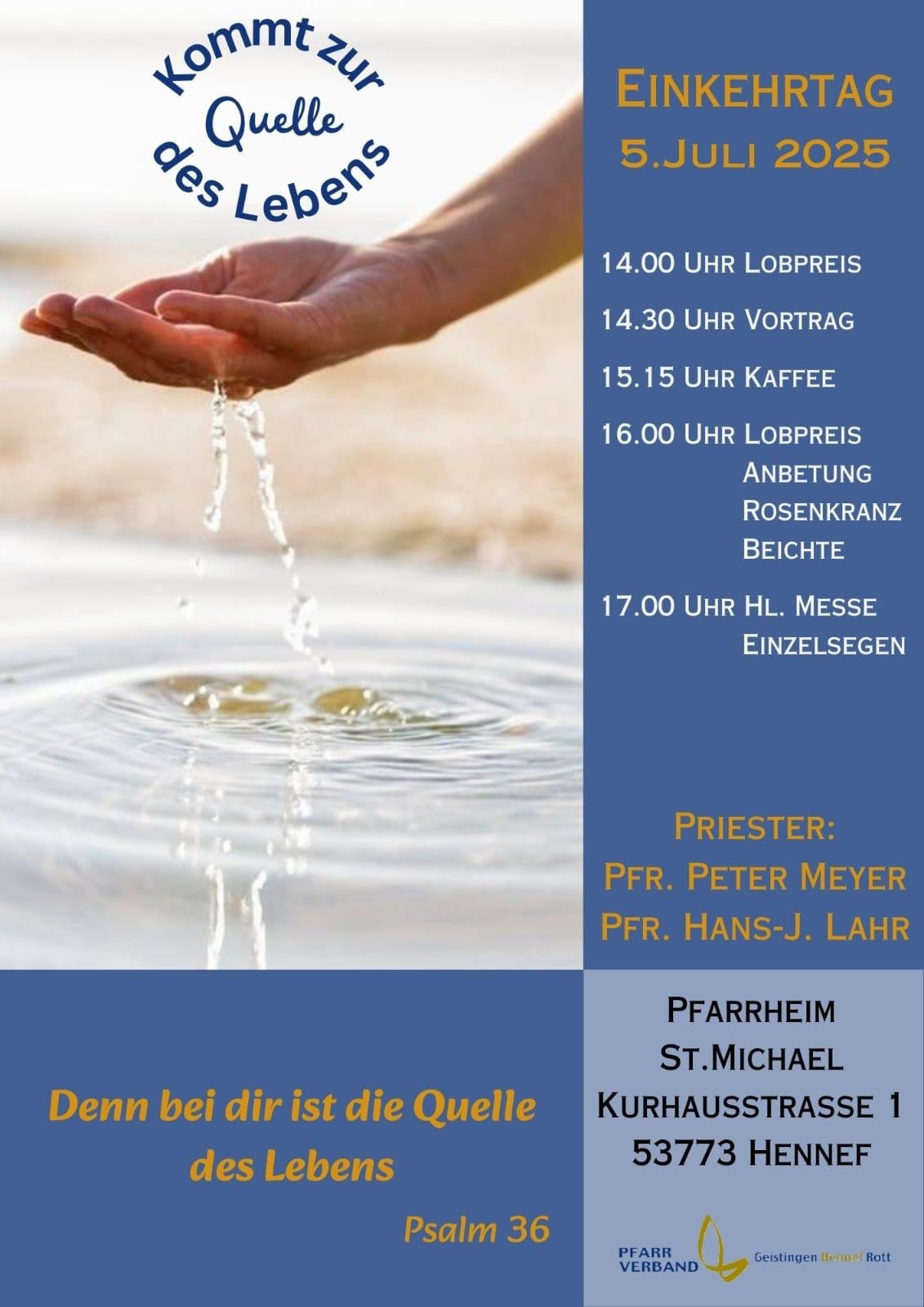 2025-07-05 Einkehrtag St. Michael
