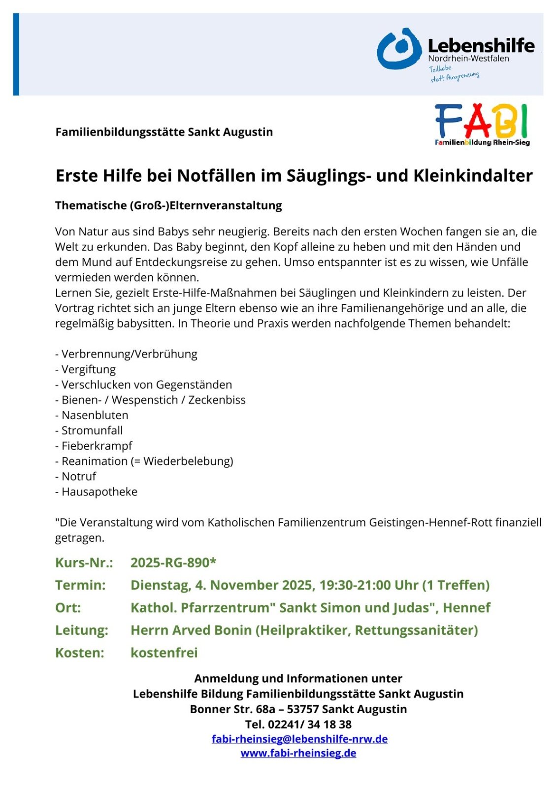 2025-11-04 Erste Hilfekurs
