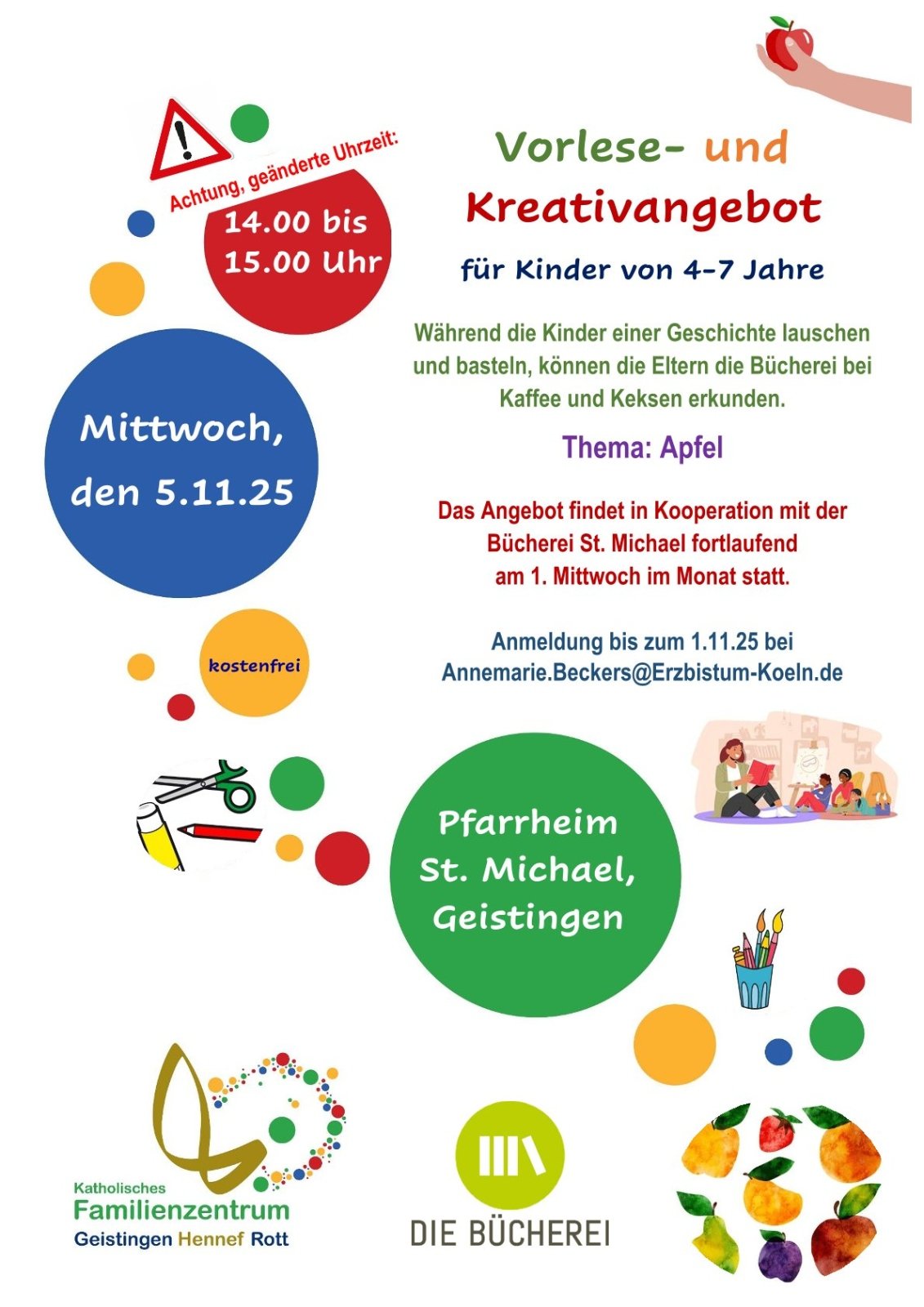 2025-11-05 Plakat Vorlesen November