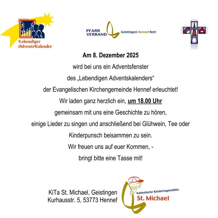 2025-12-08 Lebendiger Adventskalender St. Michael, Geistingen