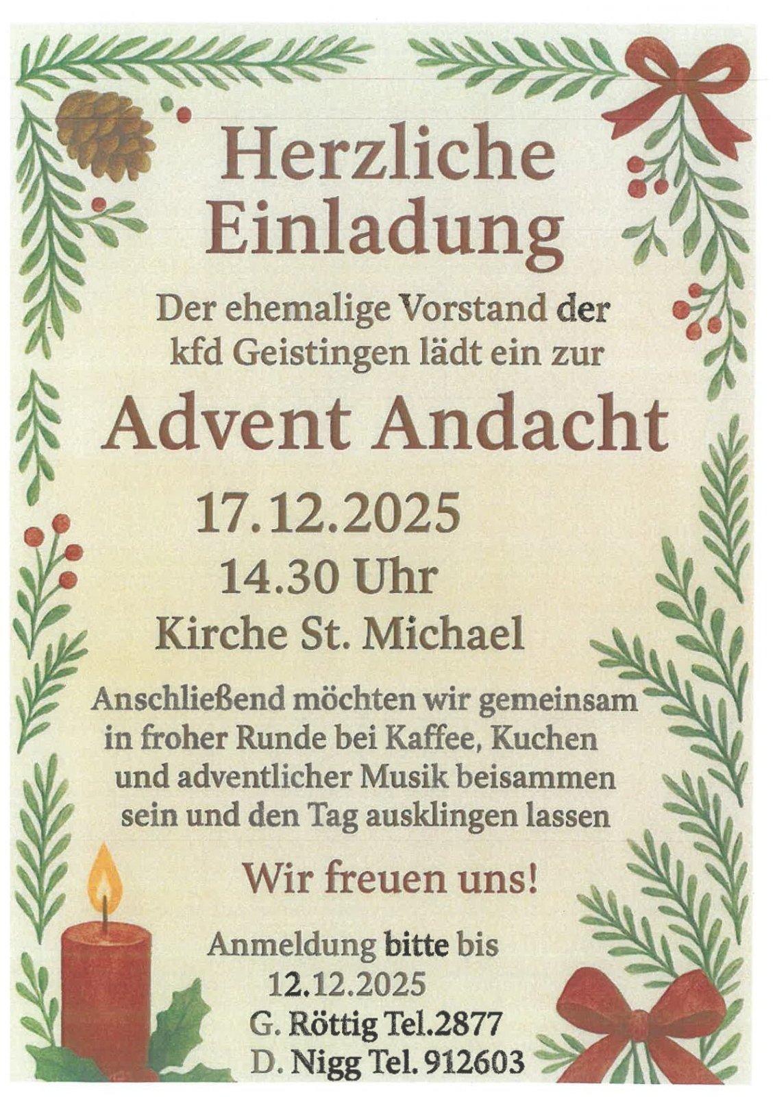 2025-12-17 ADVENT ANDACHT kfd Geistingen