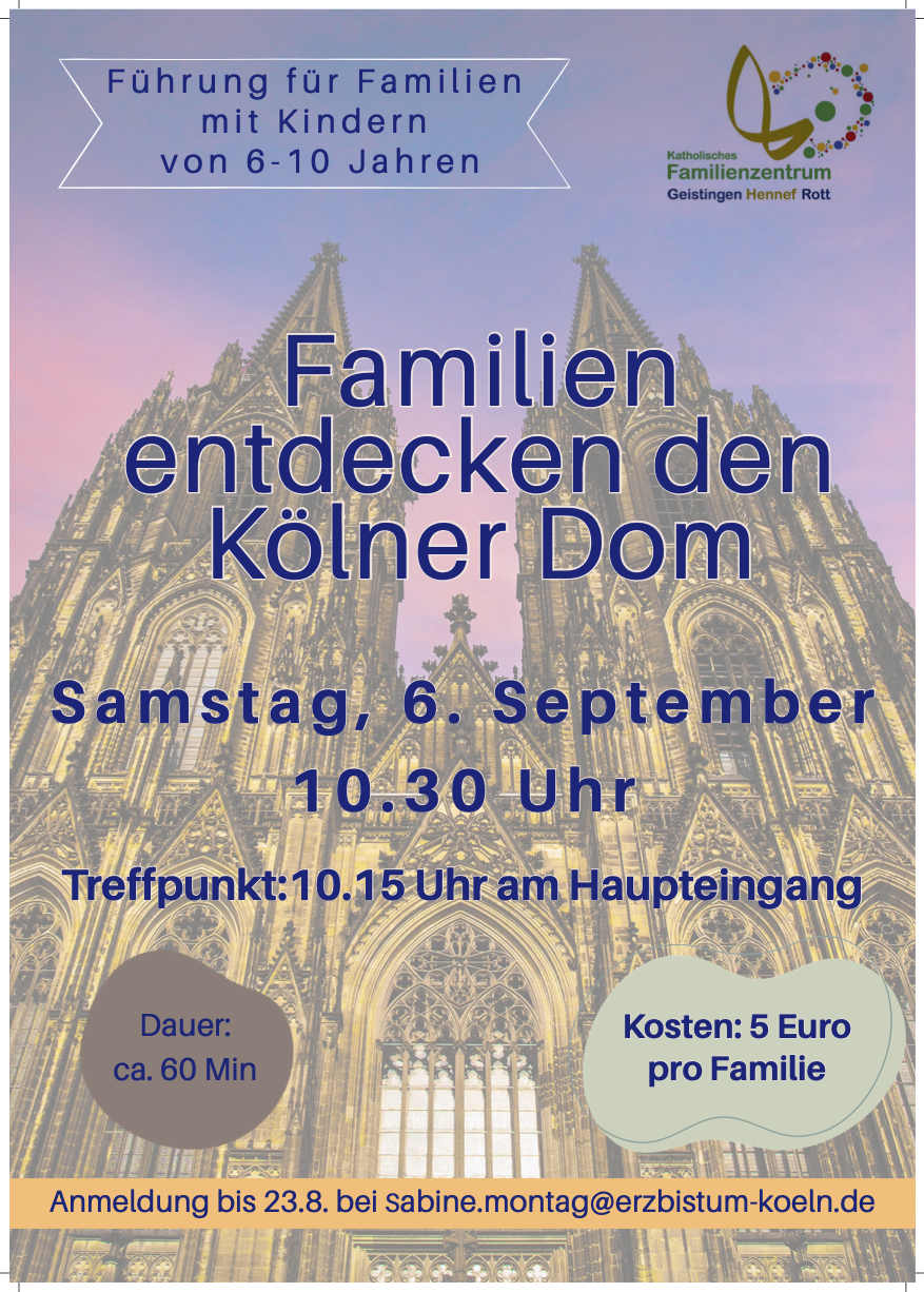 2025_Familien_erkunden_Kölner Dom (c) Pfarrverband Geistingen-Hennef-Rott