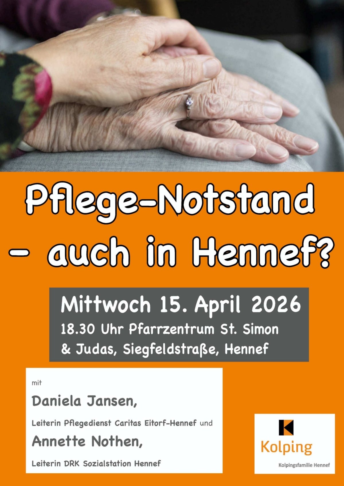 2026-04 -15 Kolping Plakat Pflege