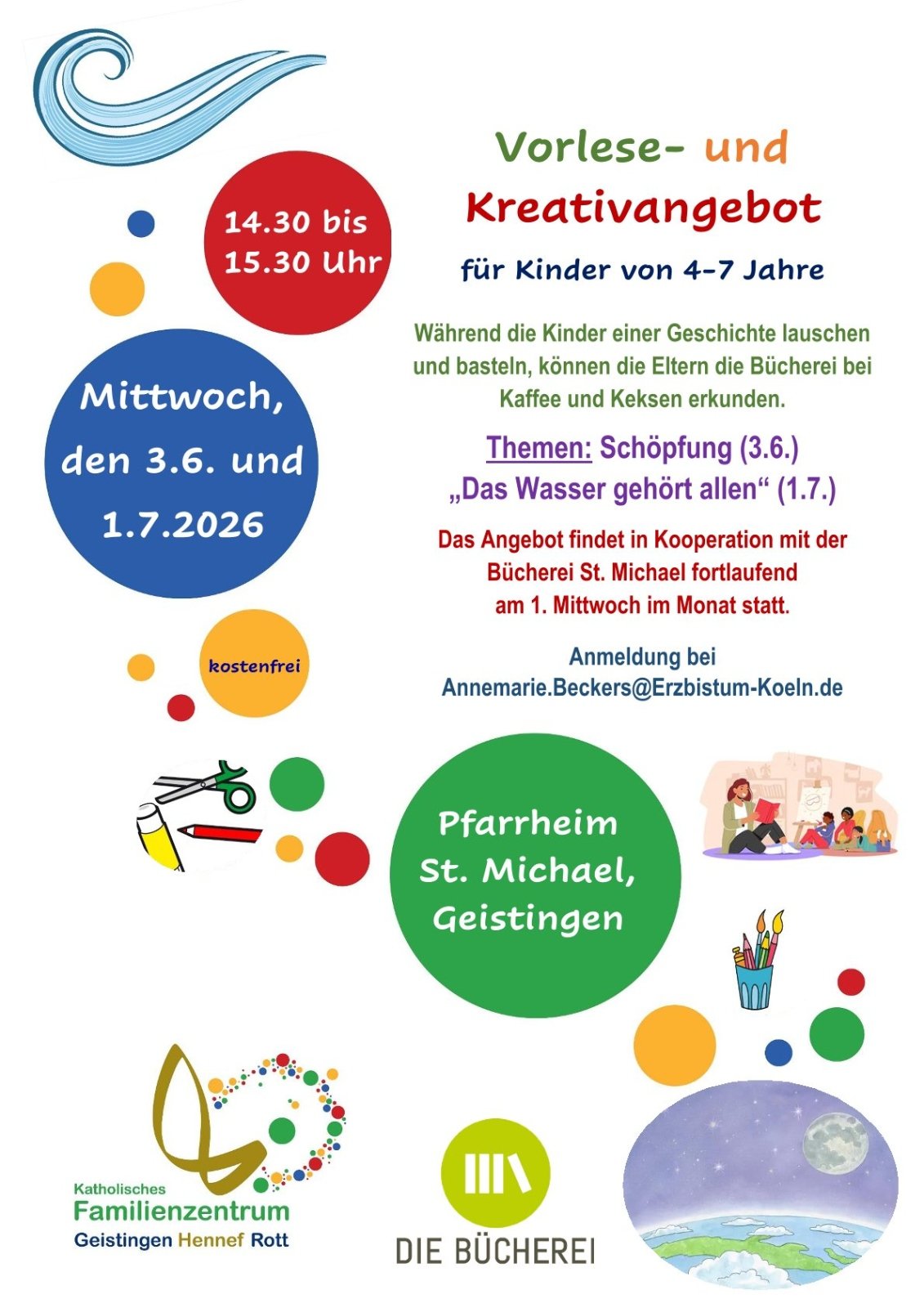 2026-07 Plakat Vorlesen JuniJuli