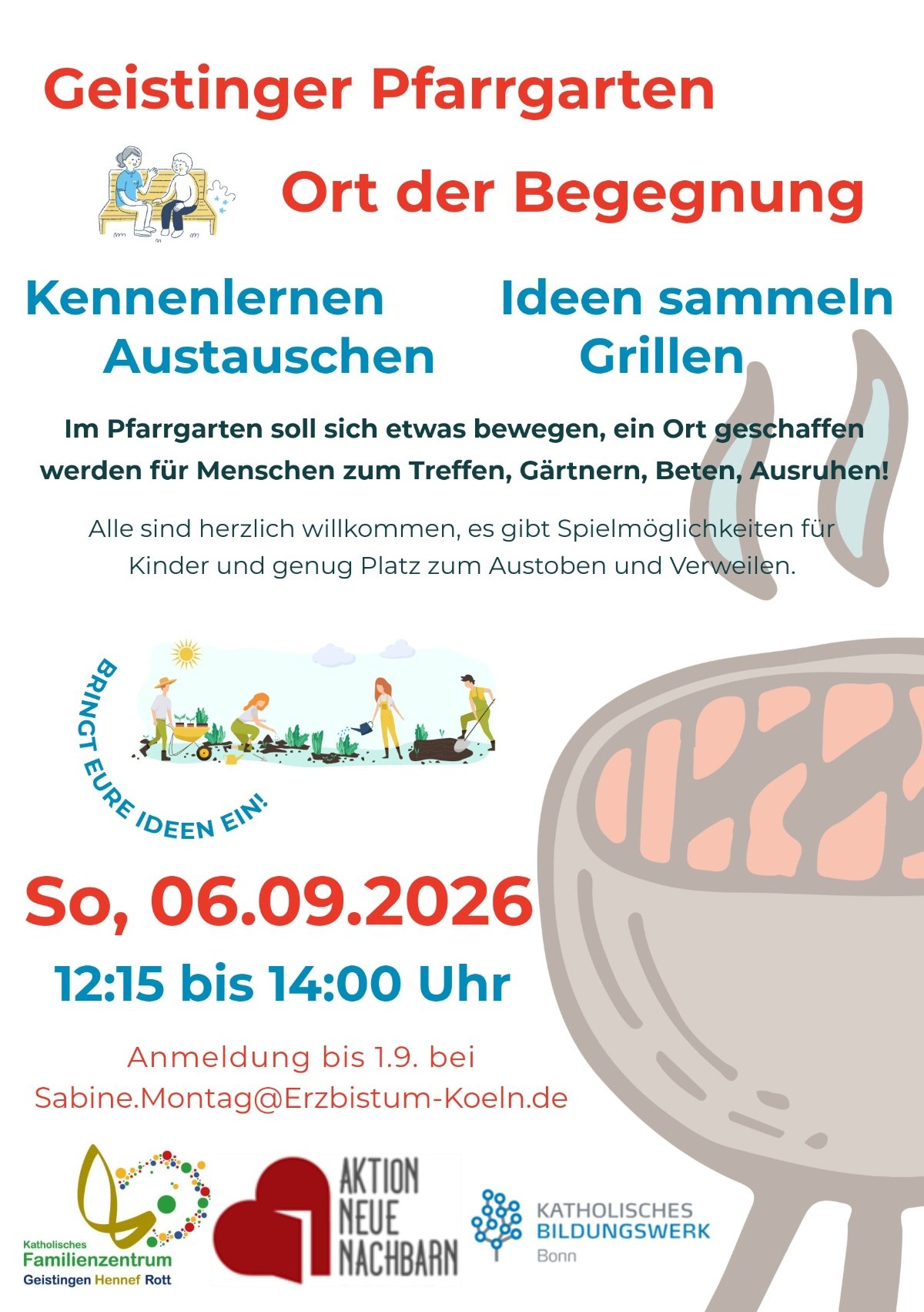 2026-09-06 Grillen Pfarrgarten Geistingen