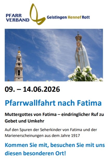 Anmeldung Fatima