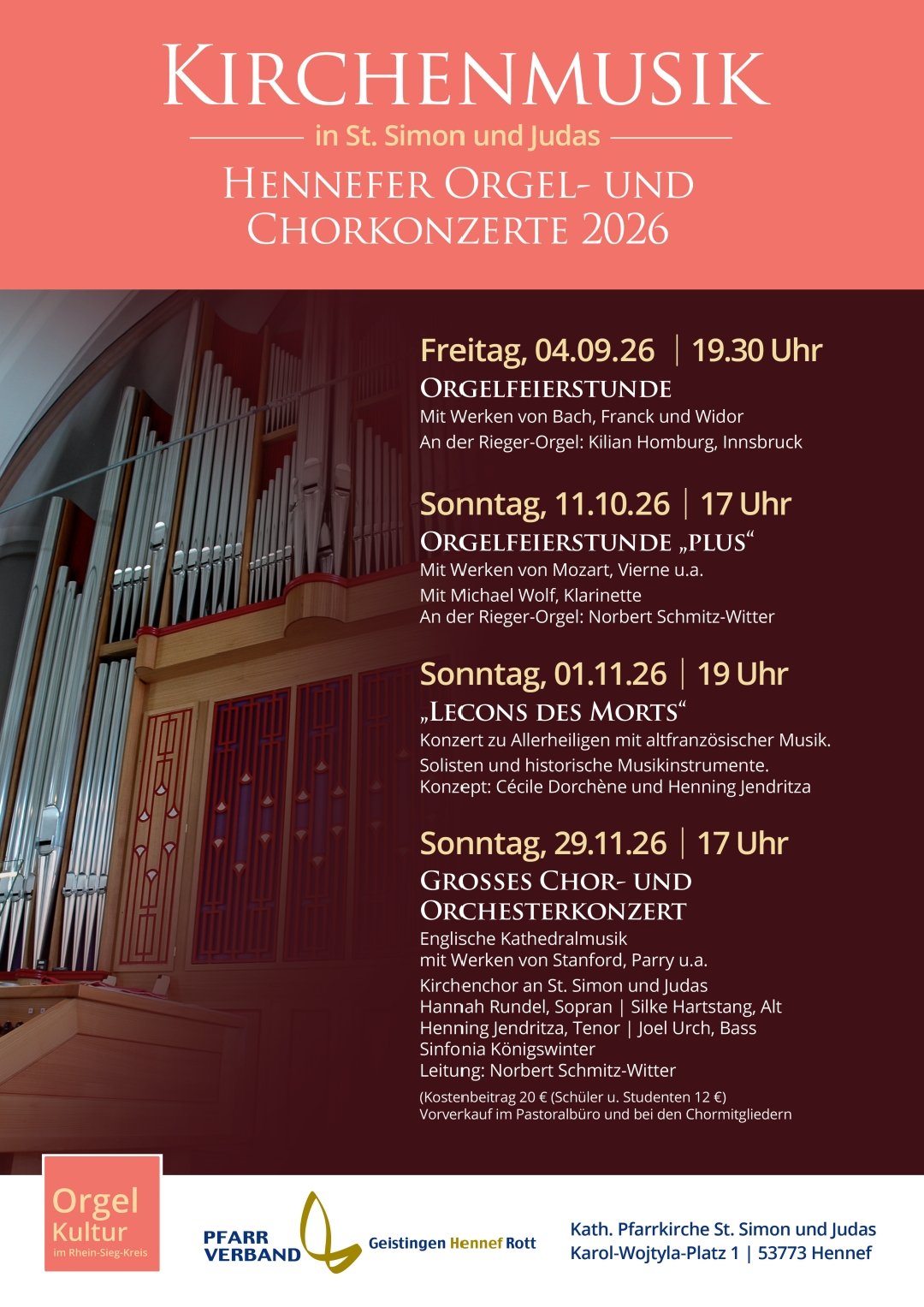 2026 Konzerte St. Simon und Judas