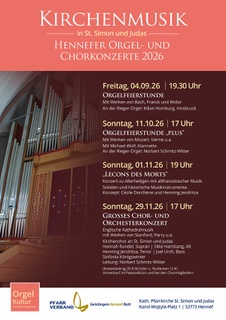2026 Konzerte St. Simon und Judas