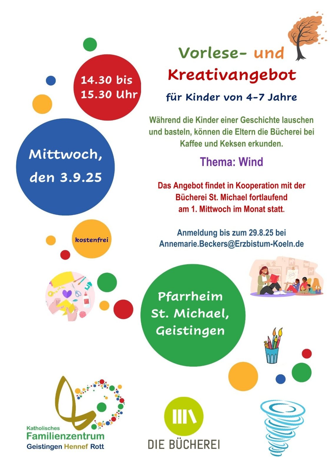 2025-09-03 Plakat Vorlesen September25
