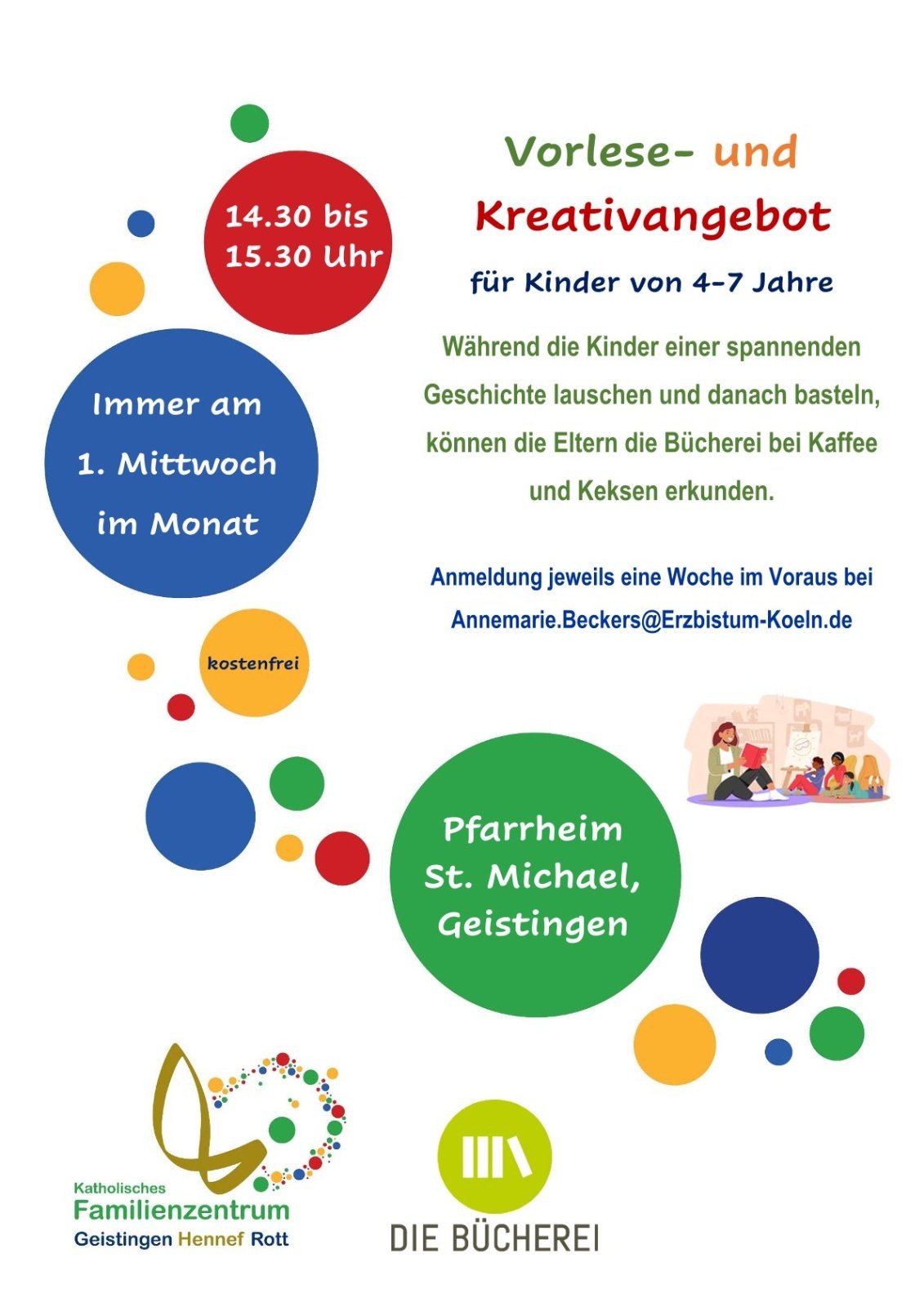 regelmäßiger Termin_Plakat Vorlesen KÖB