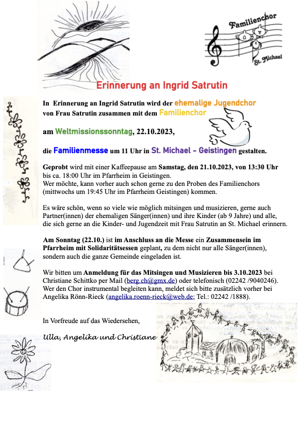 Erinnerung Frau Satrutin - Aushang - neu (c) C.Schittko